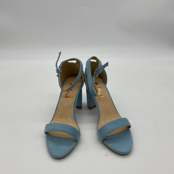 FSJ Shoes - A FSJ Classic Chunky Heel Sandals Open Toe Ankle